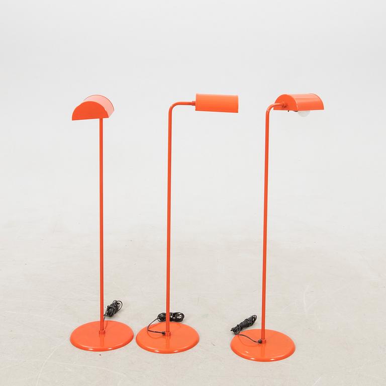 Floor lamps 3 pcs Abo Randers Denmark 1970s.