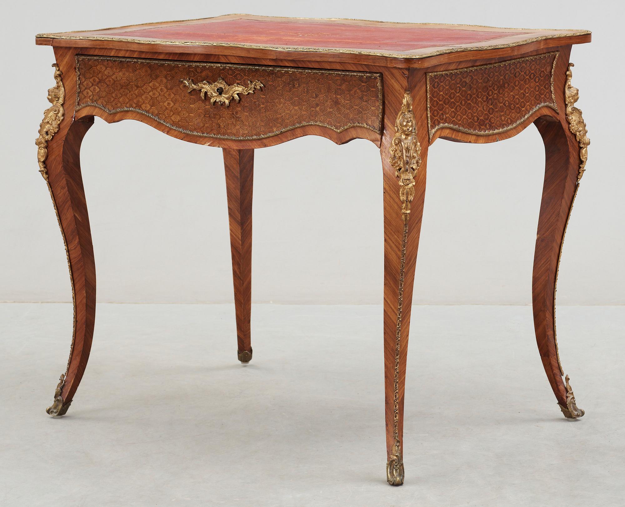 DAMSKRIVBORD, Louis XV-stil, Frankrike, troligen omkring 1900.