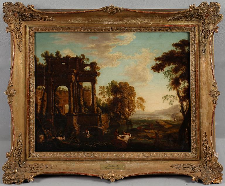 OIDENTIFIERAD KONSTNÄR, olja på duk, 1700-tal.