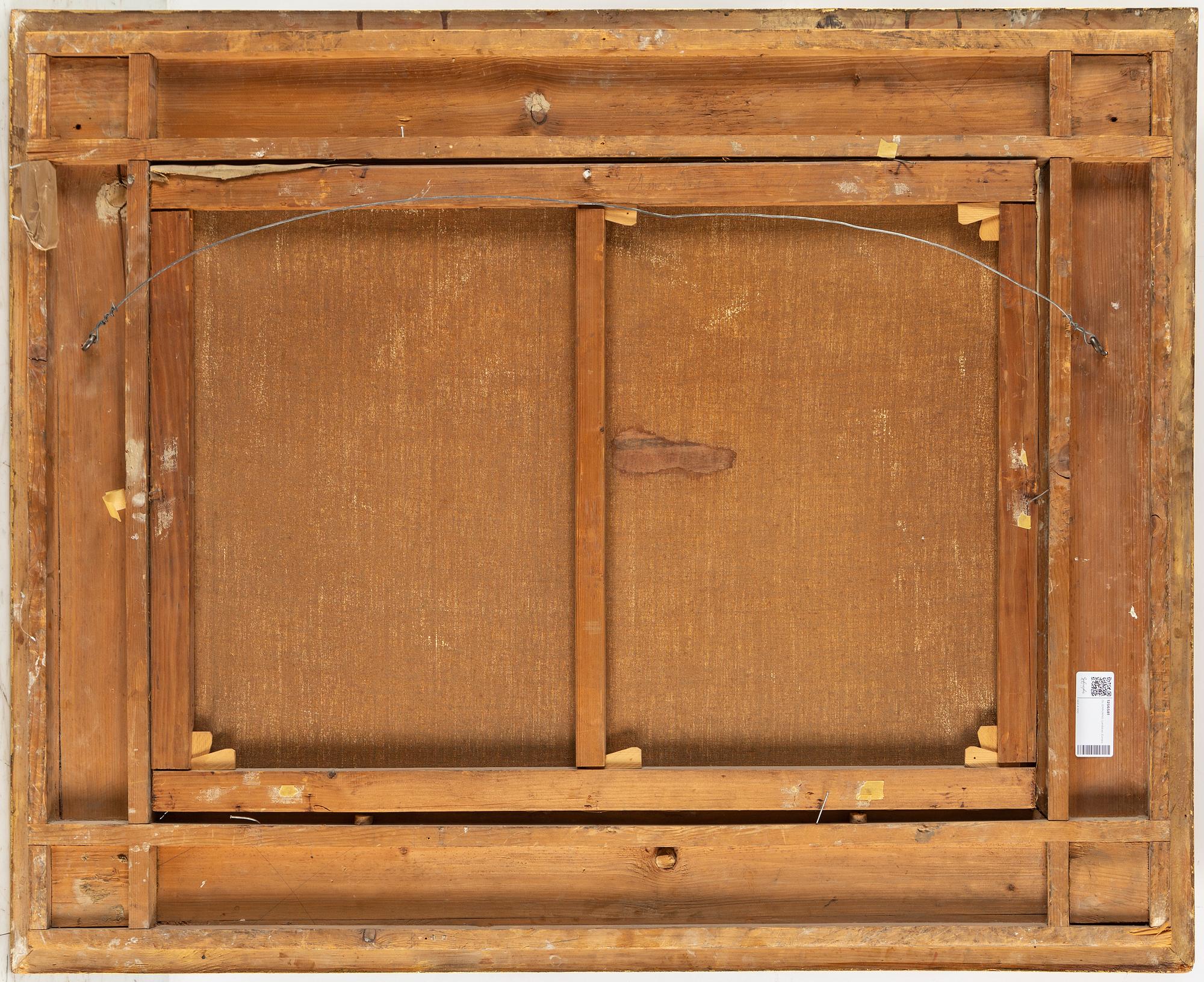 UNKNOWN ARTIST, 19th Century, oil on canvas, signed.