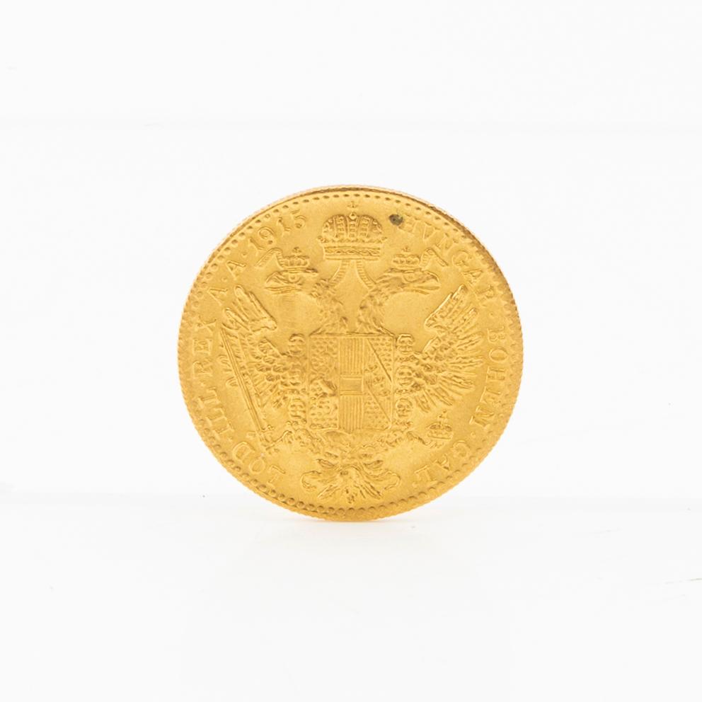 Gold coin 1 ducat 1915 Austria/Hungary Franz Joseph I.