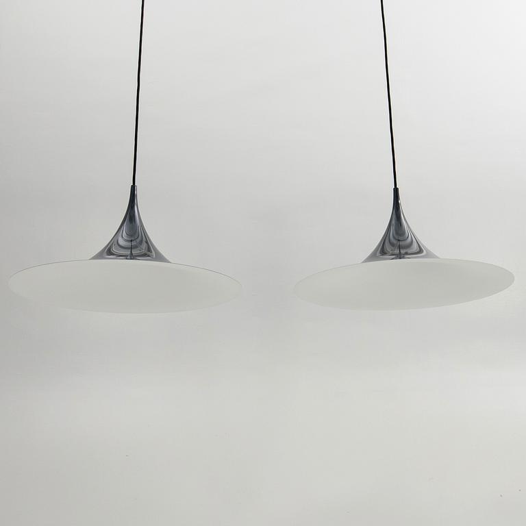 Bonderup & Thorup, ceiling lamps, a pair, "Semi pendant", Gubi, Denmark.