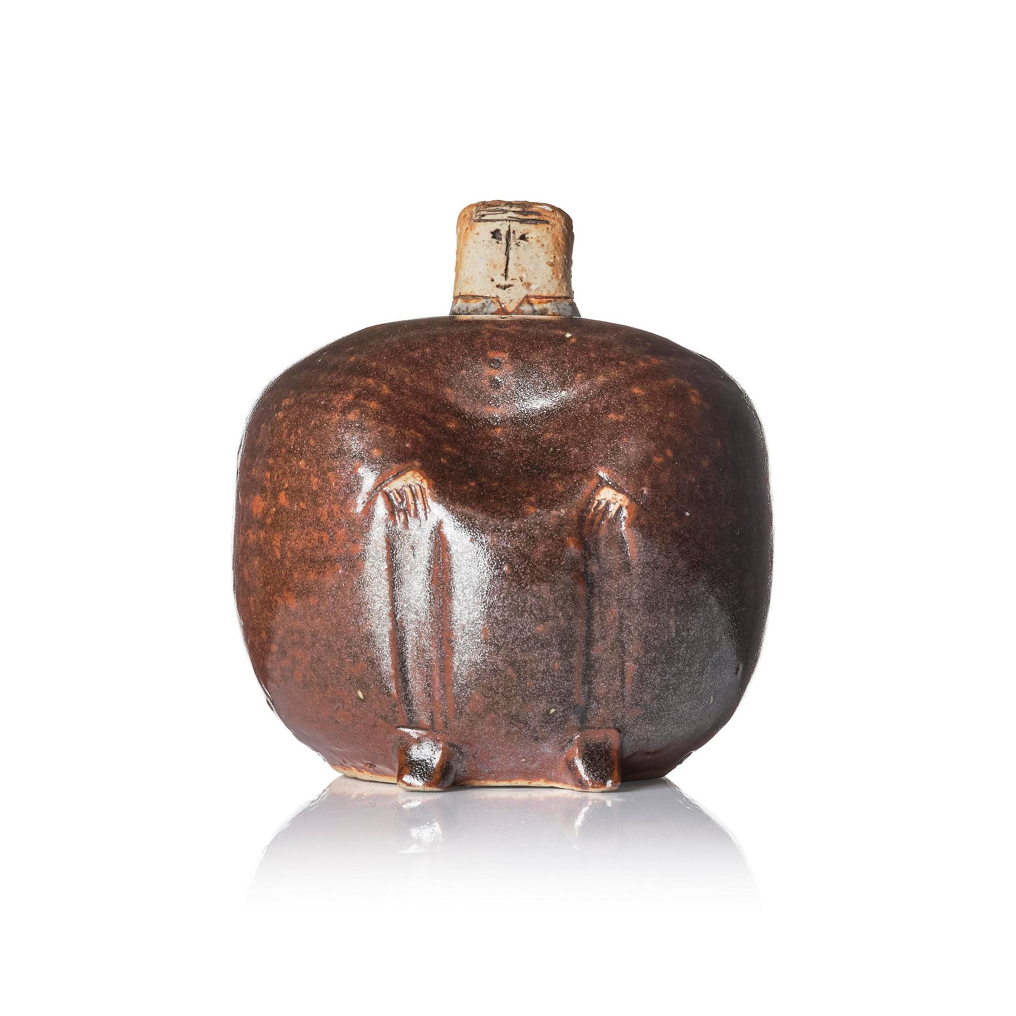 Lisa Larson, a unique chamotte stoneware sculpture, Gustavsberg Studio, ca 1960.