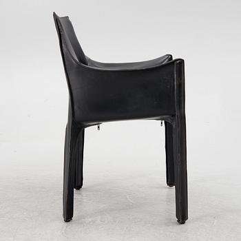 Mario Bellini, a '413 CAB' armchair, Cassina, Italy.