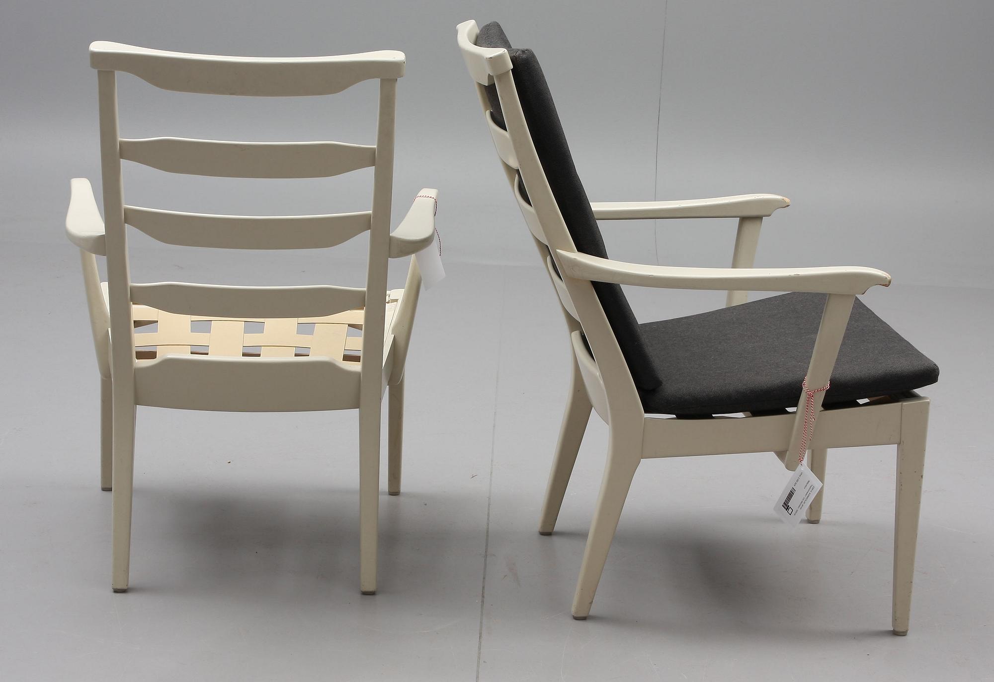 KARMSTOLAR, ett par, "Vapensmeden", Carl Malmsten.