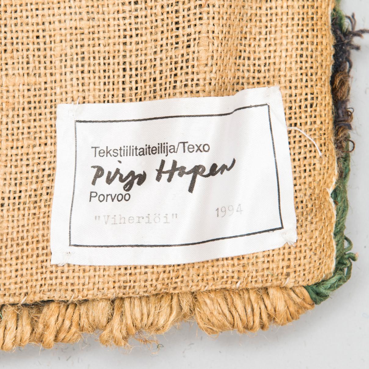 PIRJO HOPEA, textile, 151 x 139 cm.