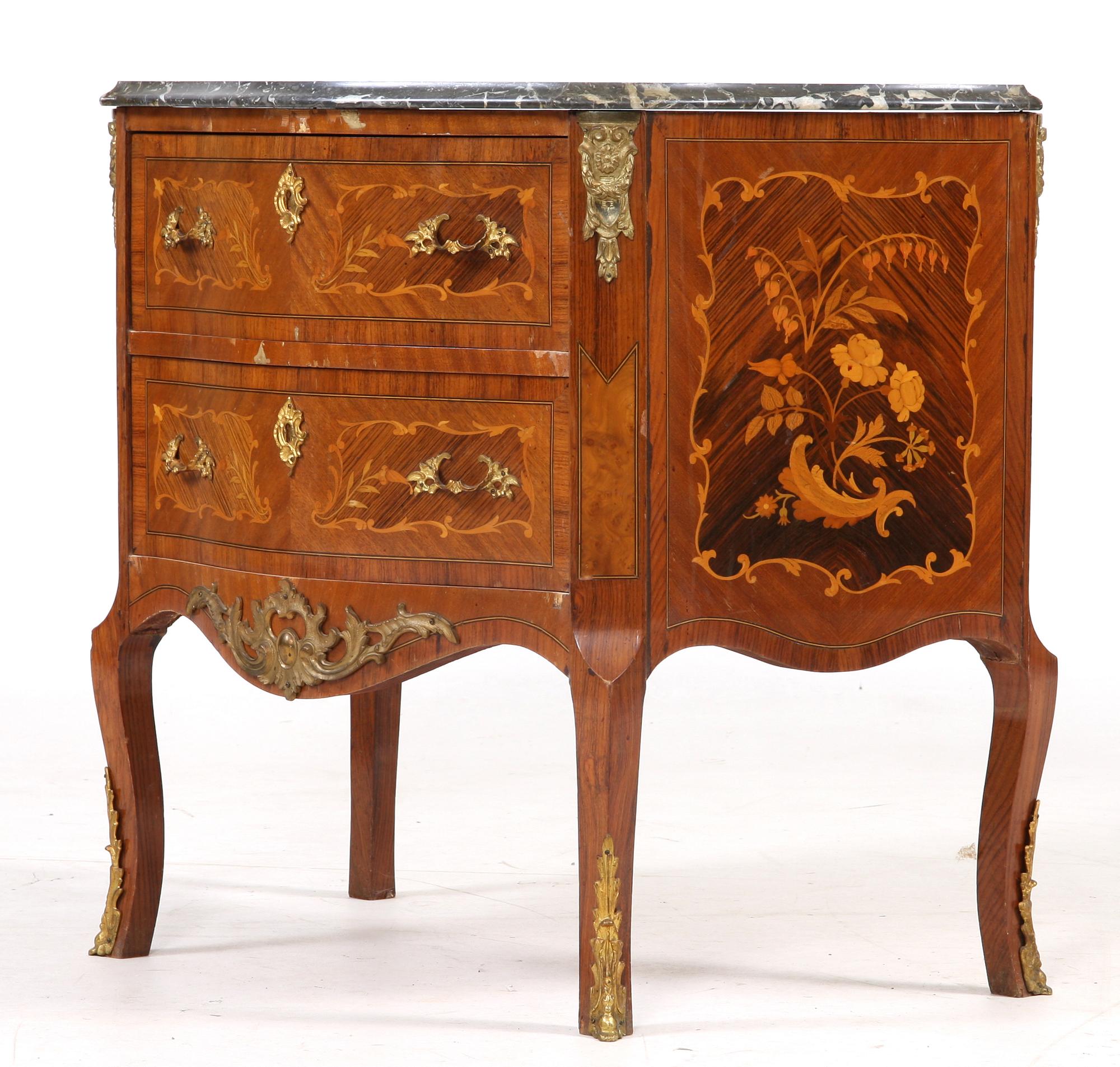 BYRÅ, Louis XV-stil, 1900-tal.