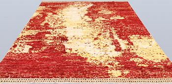 A rug, Morocco design, approx. 296 x 197 cm.