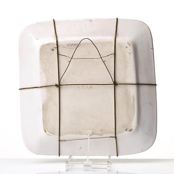 Rut Bryk, a ceramic wall relief, Arabia, Finland 1940's.
