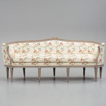 Soffa, Stockholmsarbete 1700-talets senare del, Gustaviansk.