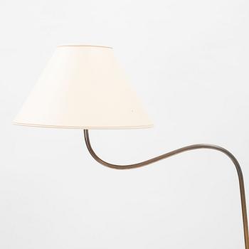 A Swedish Modern floor lamp, marked Nike, mid 20th century.