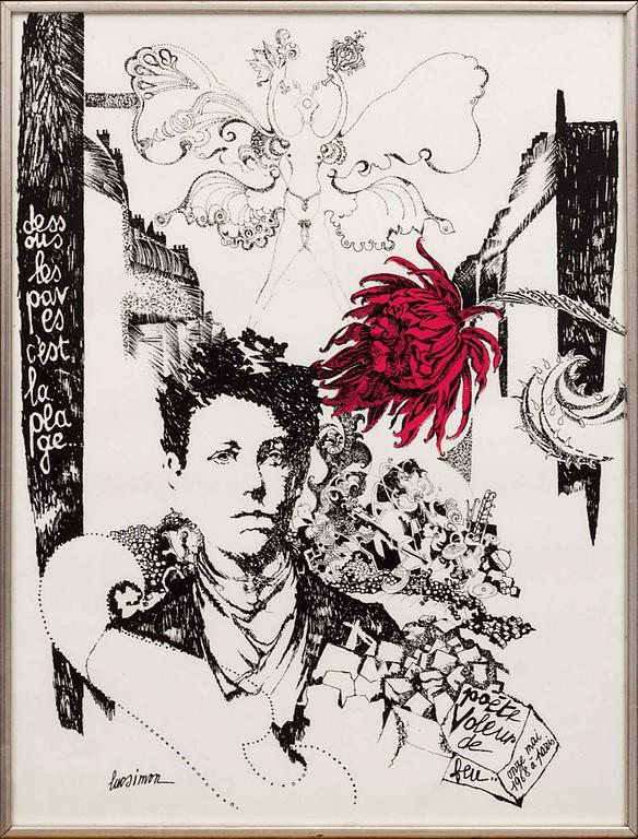 LUC SIMON, 2 litographes, signed in print May 1968 + one, unknown.