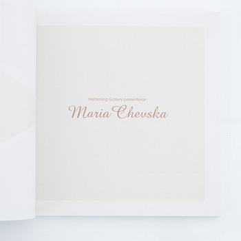 Maria Chevska, kaolin on canvas, signed M. Chevska and dated 2002 on verso.