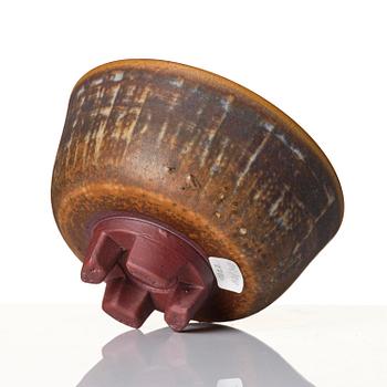 Wilhelm Kåge, a Farsta stoneware bowl, Gustavsberg Studio 1956.