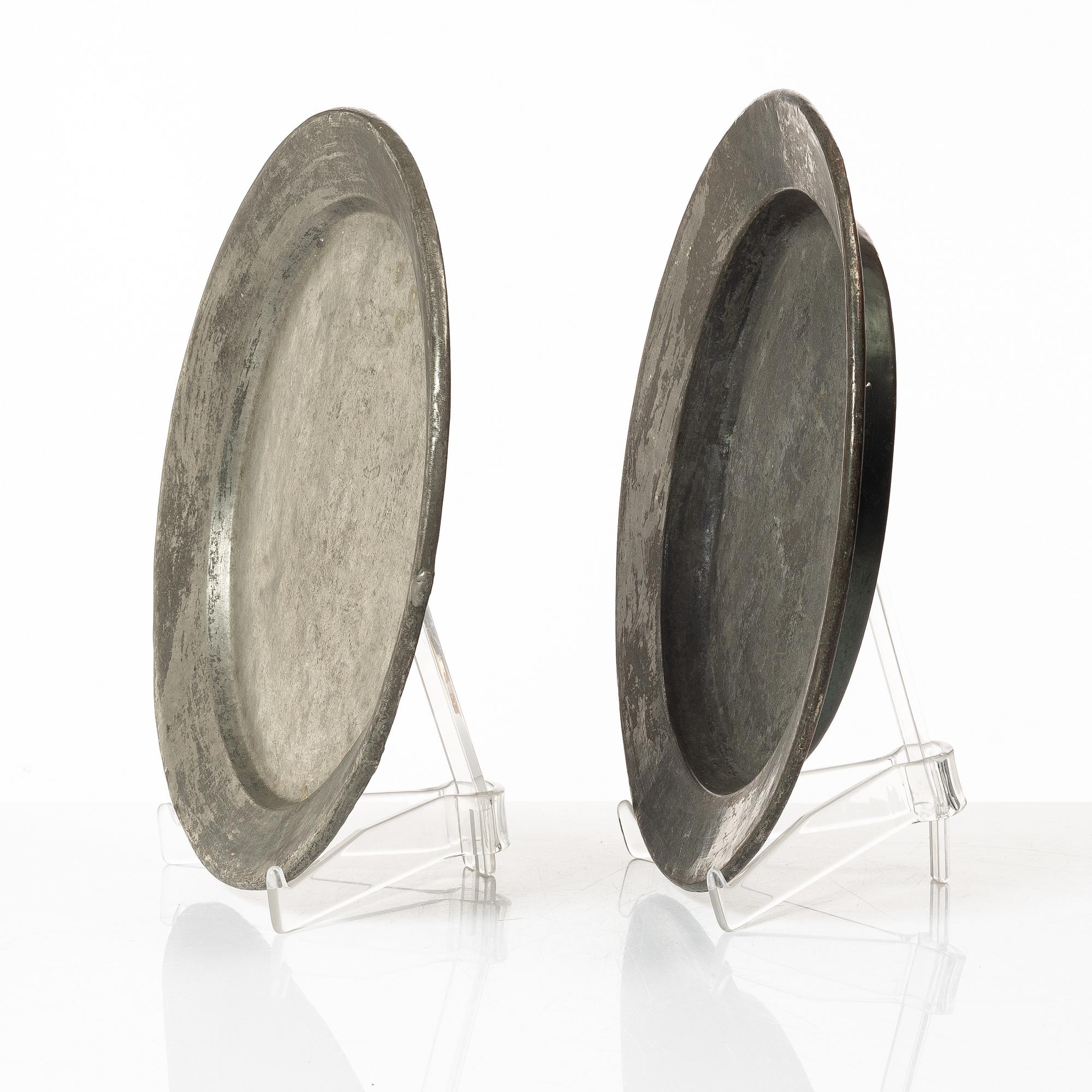 Two copper charges, 19th century.
