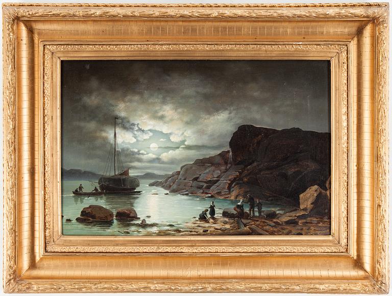 HANS DAHL, tillskriven, olja på duk, bär signatur H. Dahl.