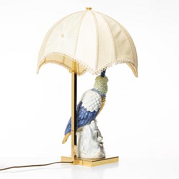 Bordslampa, Società Porcellane Artistiche, Florens, Italien, sent 1900-tal.