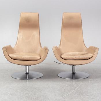 A pair of 'Clipper' easy chairs by Carl-Henrik Spak, Ire.