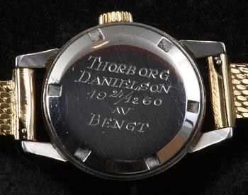 DAMARMBANDSUR, Omega, "Seamaster", 1900-talets mitt. Mestadels guld.