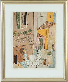Madeleine Pyk,  "Restaurant La Campanette".