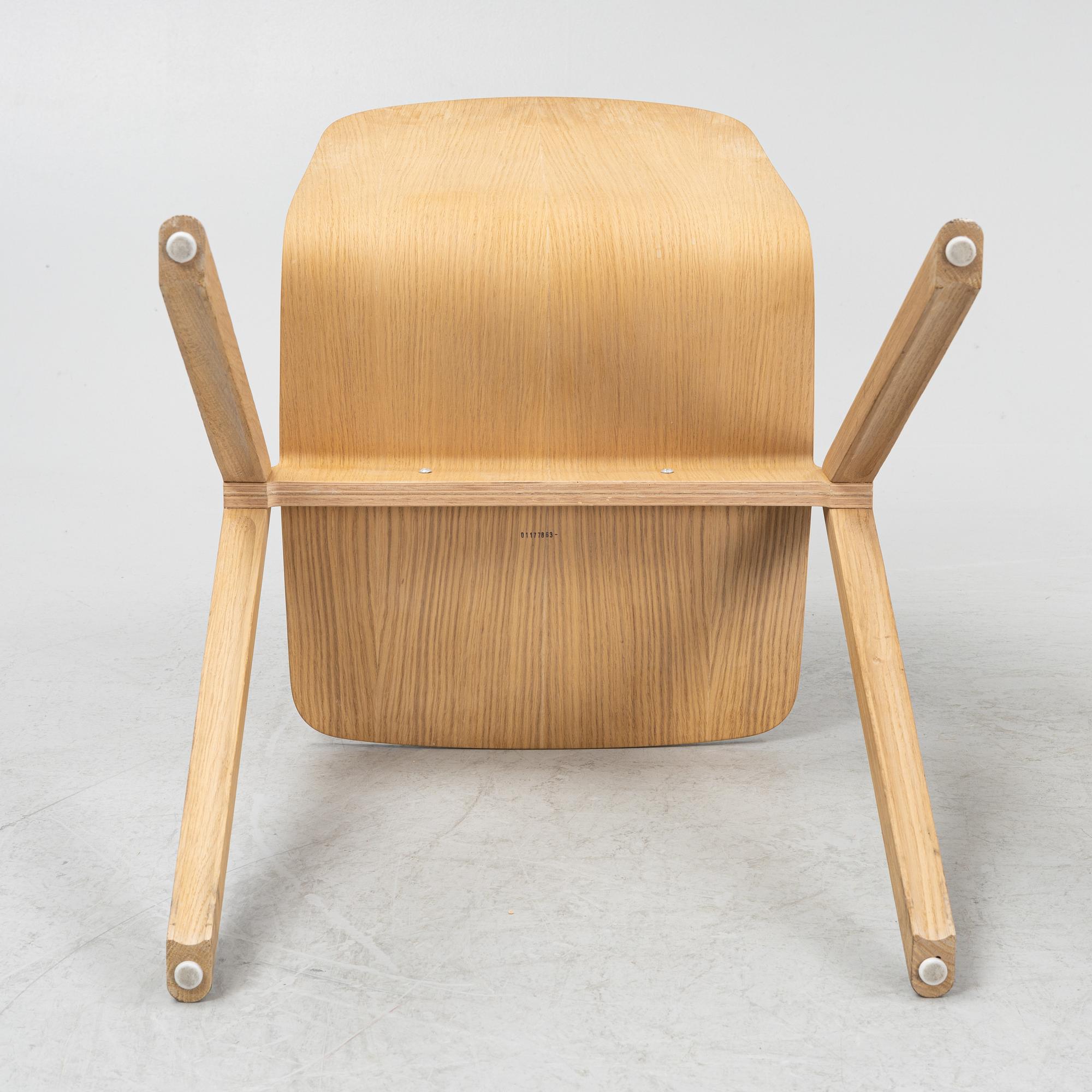 Ronan & Erwan Bouroullec, a set of eight 'Copenhague CPH- chairs from Hay, Denmark.