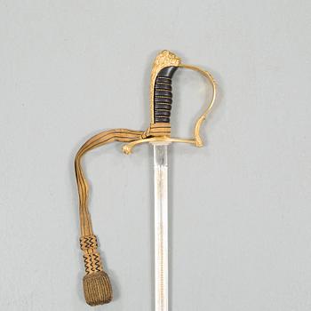 A sword for an officer at the swedish infantry, m/1899.