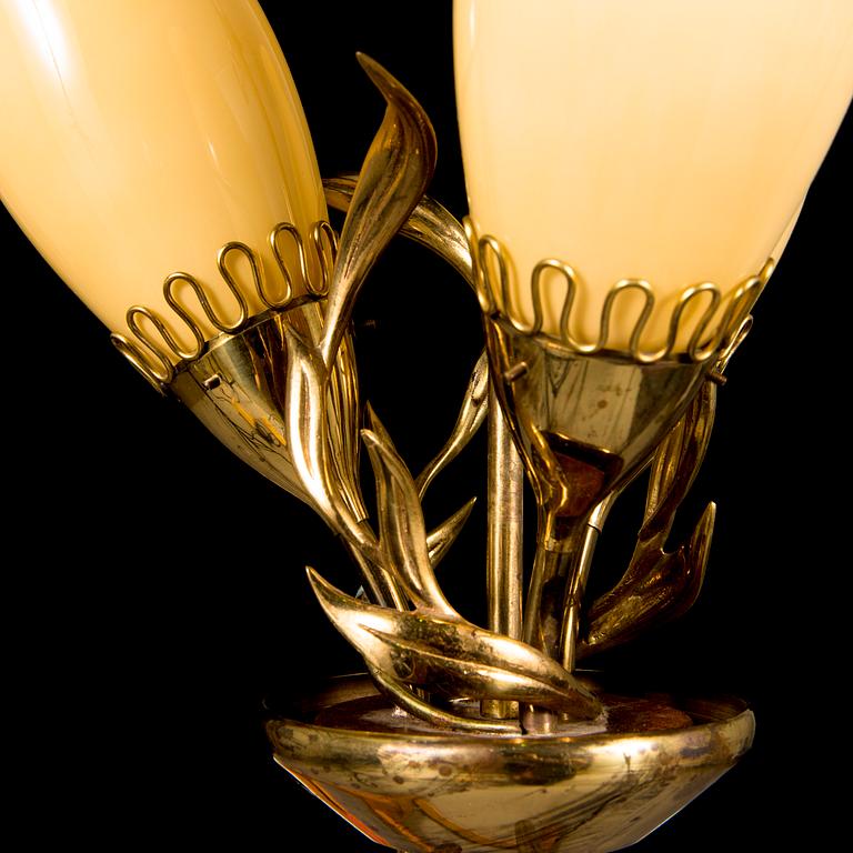 MAURI ALMARI, a mid 20th century, '71020' chandelier for Idman.