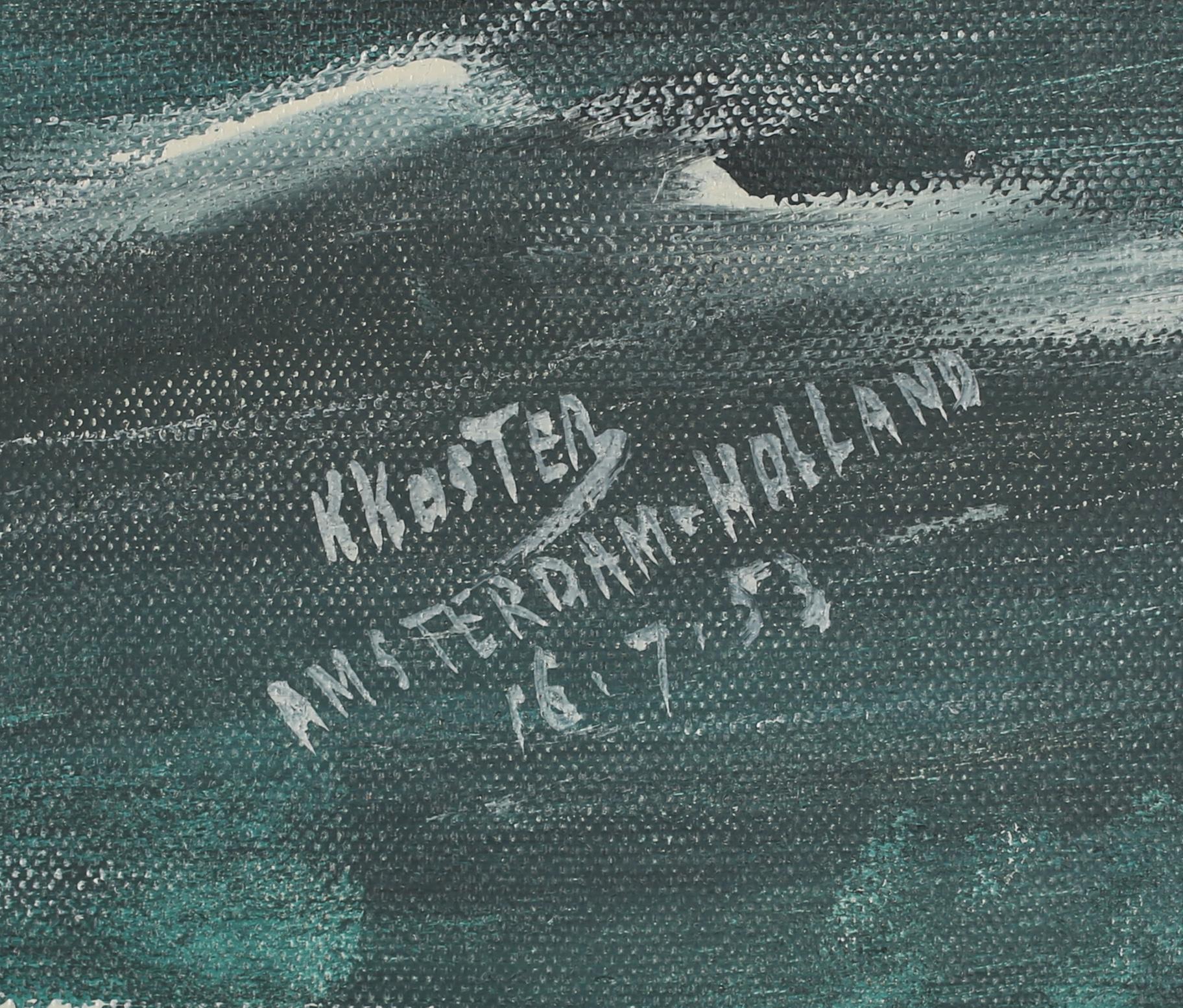 KLAAS KOSTER, olja på duk, signerad och daterad 16-7-53.