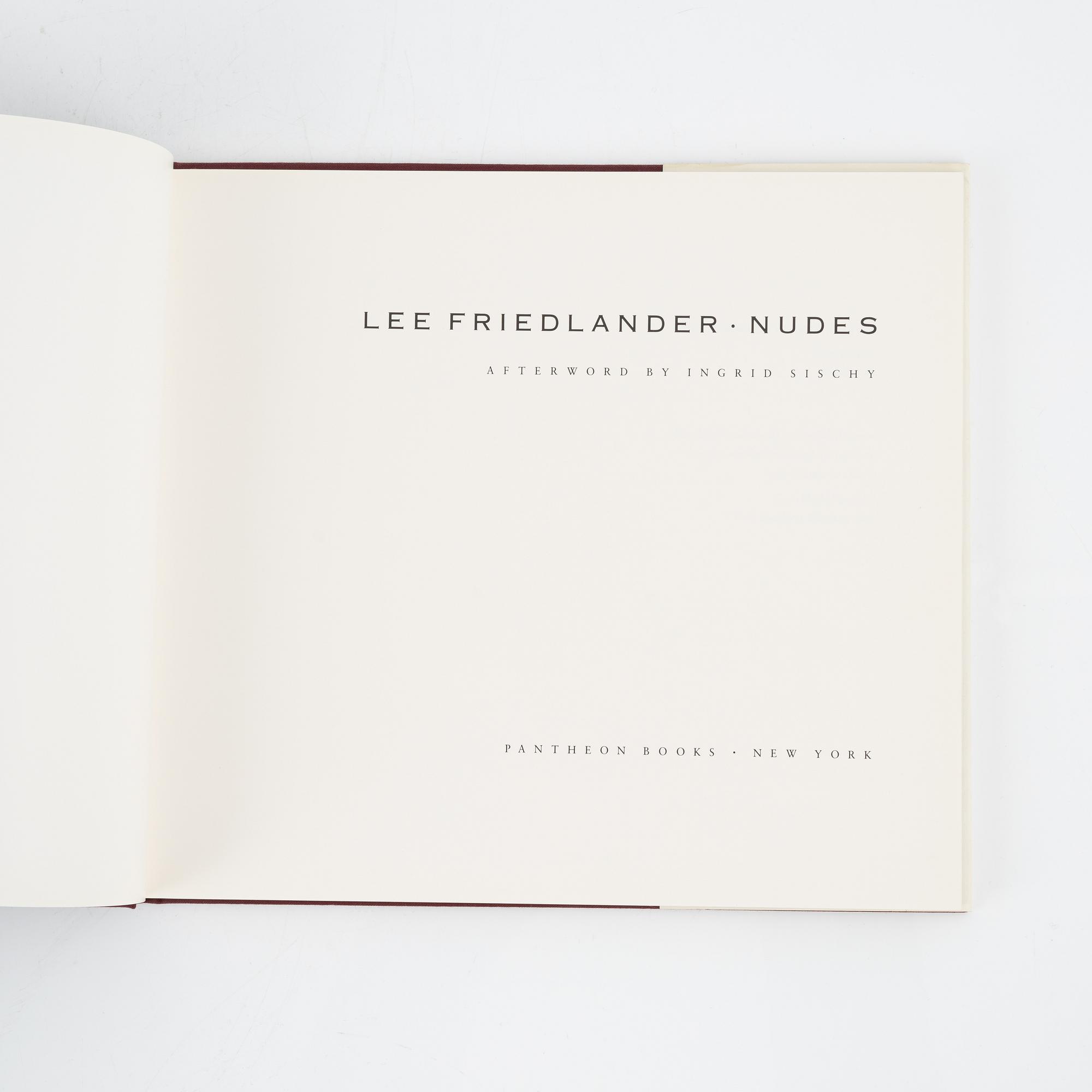 Ellen von Unwerth, Bettina Rheims, Lee Friedlander, 3 photobooks.