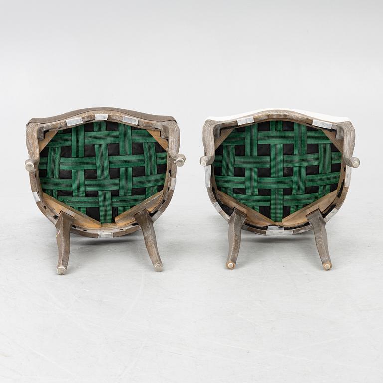 Nine chairs, Louis XV style, France. 21 st century.