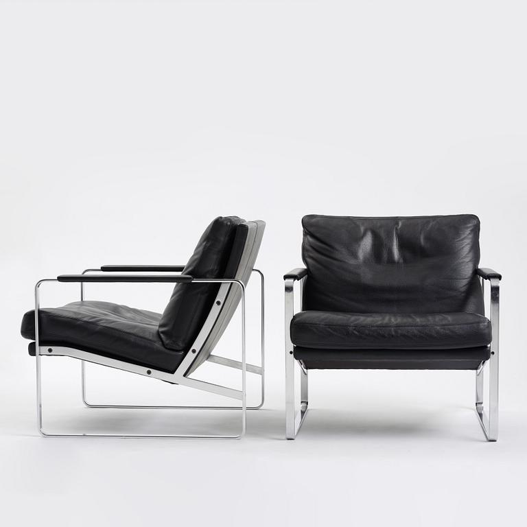 Preben Fabricius, a pair of easy chairs, model '710-10', Walter Knoll.