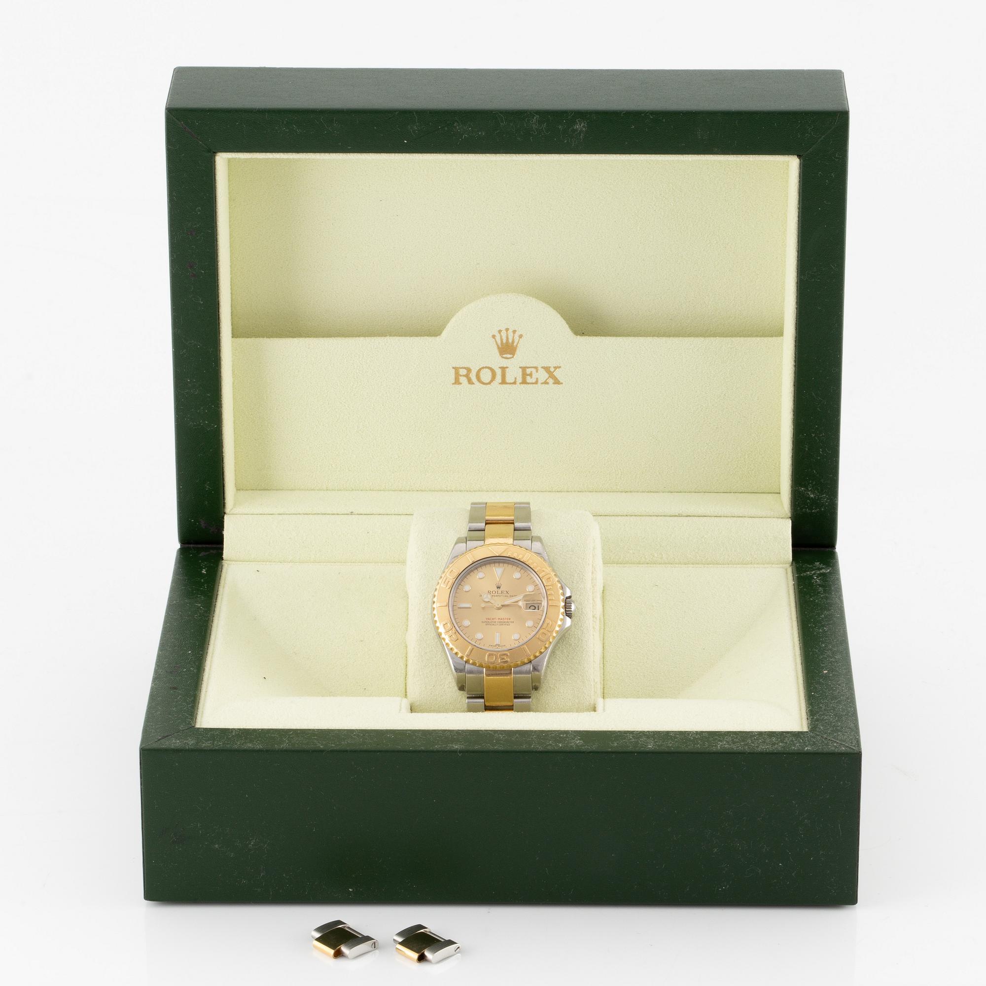 Rolex, Oyster Perpetual Date, Yacht-Master, wristwatch, 35 mm.