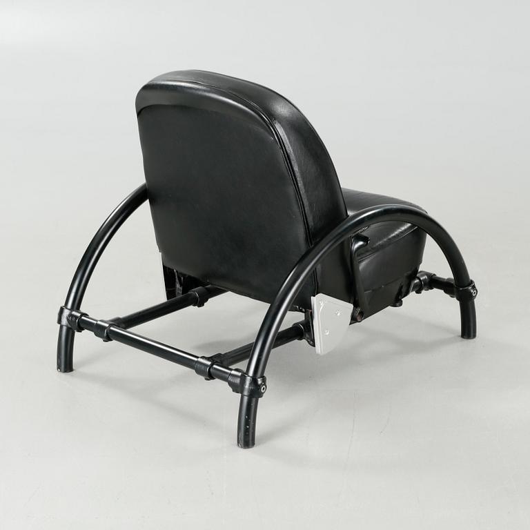 "Rover chair" by Ron Arad, One Off Ltd, London, 1980s.
