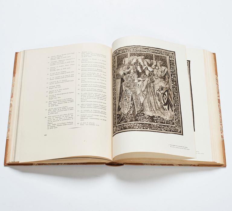 BOK, Böttiger, John: Tapisseries à Figures des XVIe et XVIIe siècles appartenant á des collections privées de la Suède.
