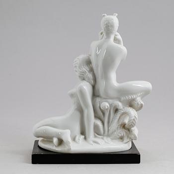 FIGUR, porslin, Harald Salomon, Rörstrand, 1940-tal.