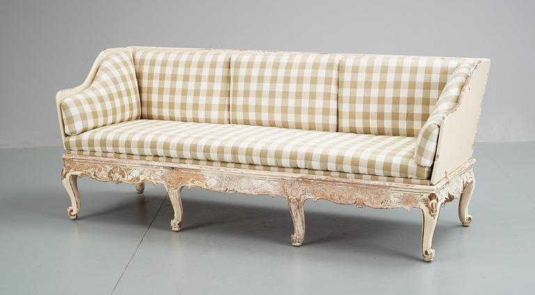 A Swedish Rococo 18th century sofa.