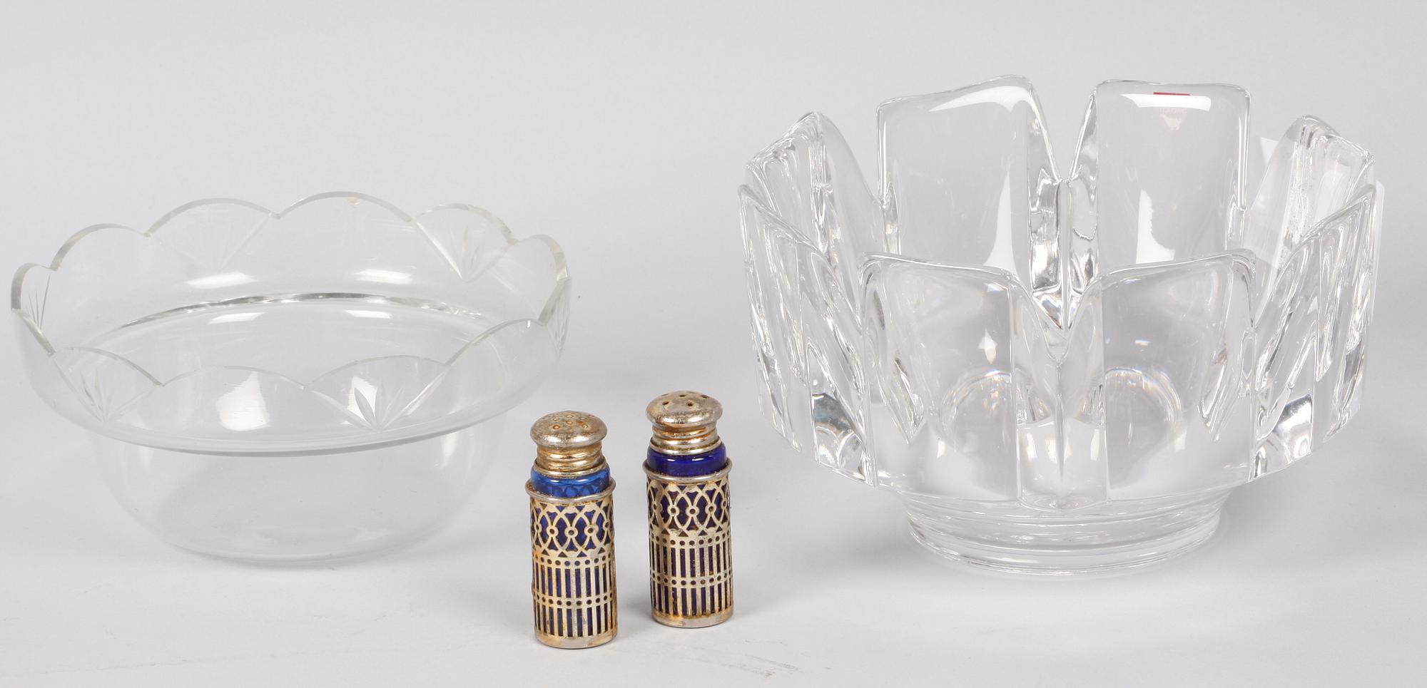 PARTI NYSILVER och GLAS, 6 delar, 1900-tal.
