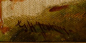 GEORGE HENRY JENKINS, olja på duk, signerad.