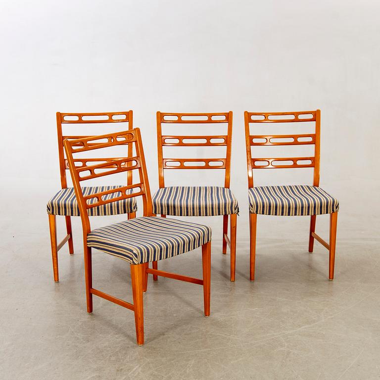 David Rosén,  stolar 4 st, ur Futura-serien för Nordiska Kompaniet, formgivna 1949.