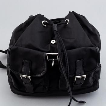 Prada, backpack.