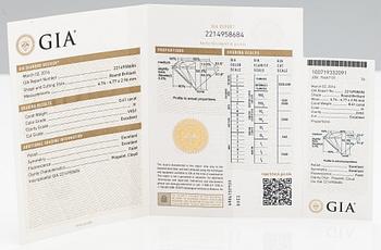 Cartier, Sormus, platinaa ja timantti n. 0.41 ct. Merkitty DZJ421. GIA todistus.