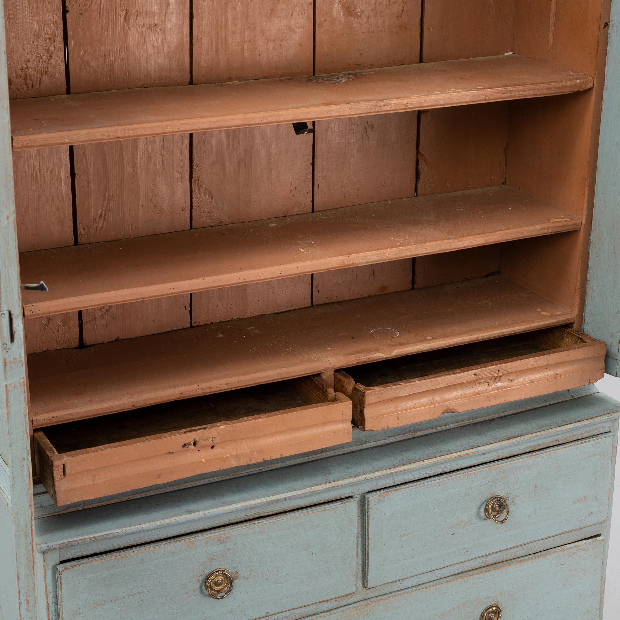 A compostite cabinet 18th and 19th Century.