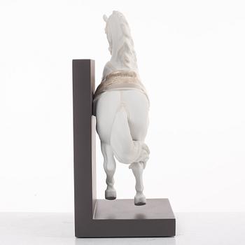 Lladró, figurine, "Horse on Courbette", Spain.