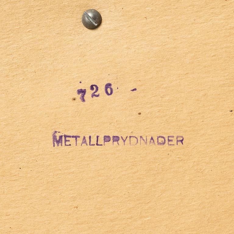 Table with lamps. Mid-20th century.