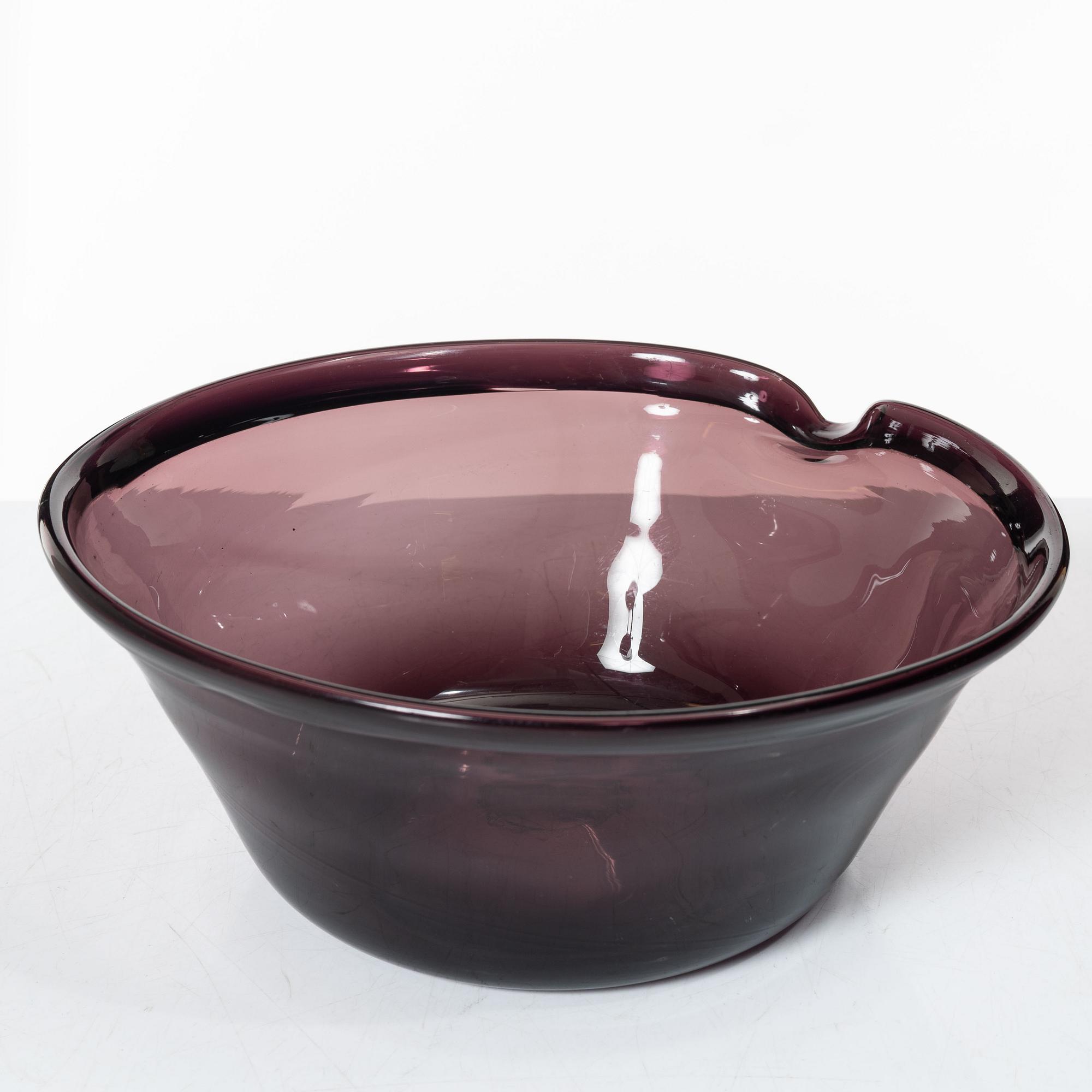 Mjölkfat / Spillkum, glas, Sverige, ca år 1800.