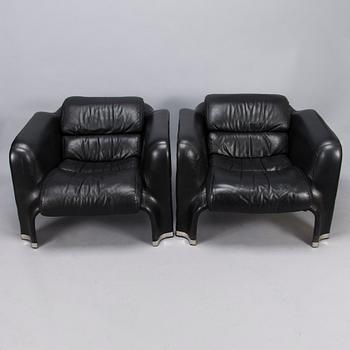 Pekka Perjo, A pair of 'Pohjola' armchairs for Haimi / Avarte.  Designed 1965.