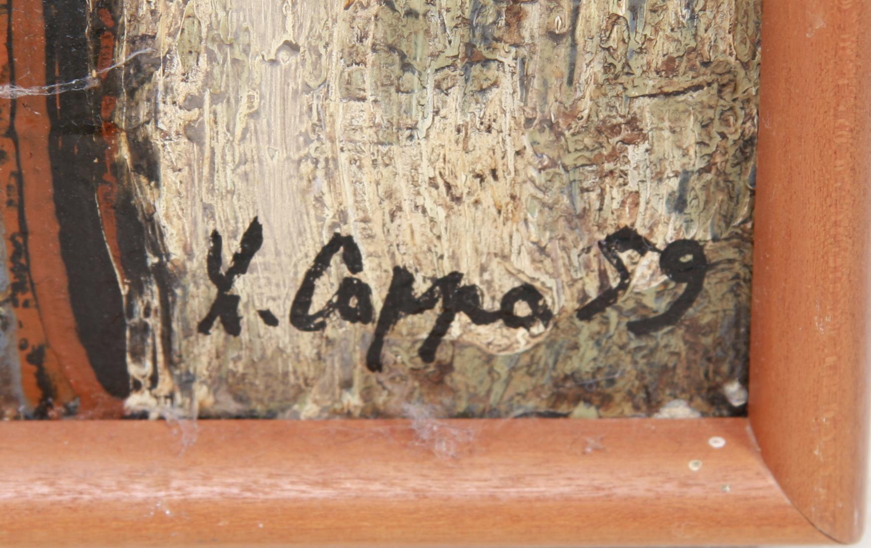 GINO COPPA. Olja på duk, sign 59.