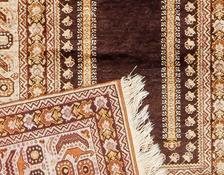 MATTA, orient, silkeinslag, old. 185 x 121 cm.