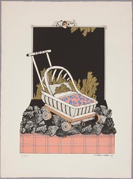 RAIMO KANERVA, serigrafier, 3 st, signerade, daterade och numrerade.