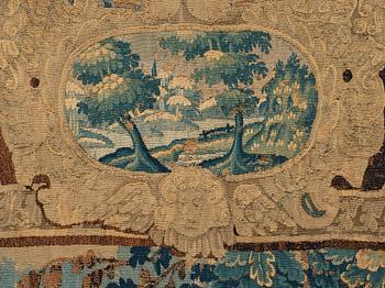 A TAPESTRY, tapestry weave, probably "Godfrey of Bouillon", ca 331 x 234,5-237 cm, Flanders 17th century.